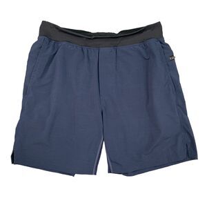 Fabletics The Franchise Shorts Mens M Medium Navy Blue Elastic Waist Lightweight